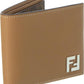 FENDI FF Squared Leather Bifold Wallet