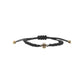Alexander mcqueen pave skull cotton bracelet