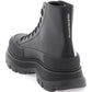 Alexander mcqueen 'tread slick graffiti' ankle boots