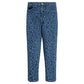Big Girls Stretch Denim All Over Laser Leo Print 5 Pocket Jeans