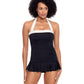 Bel Air Skirted Bandeau One-Piece