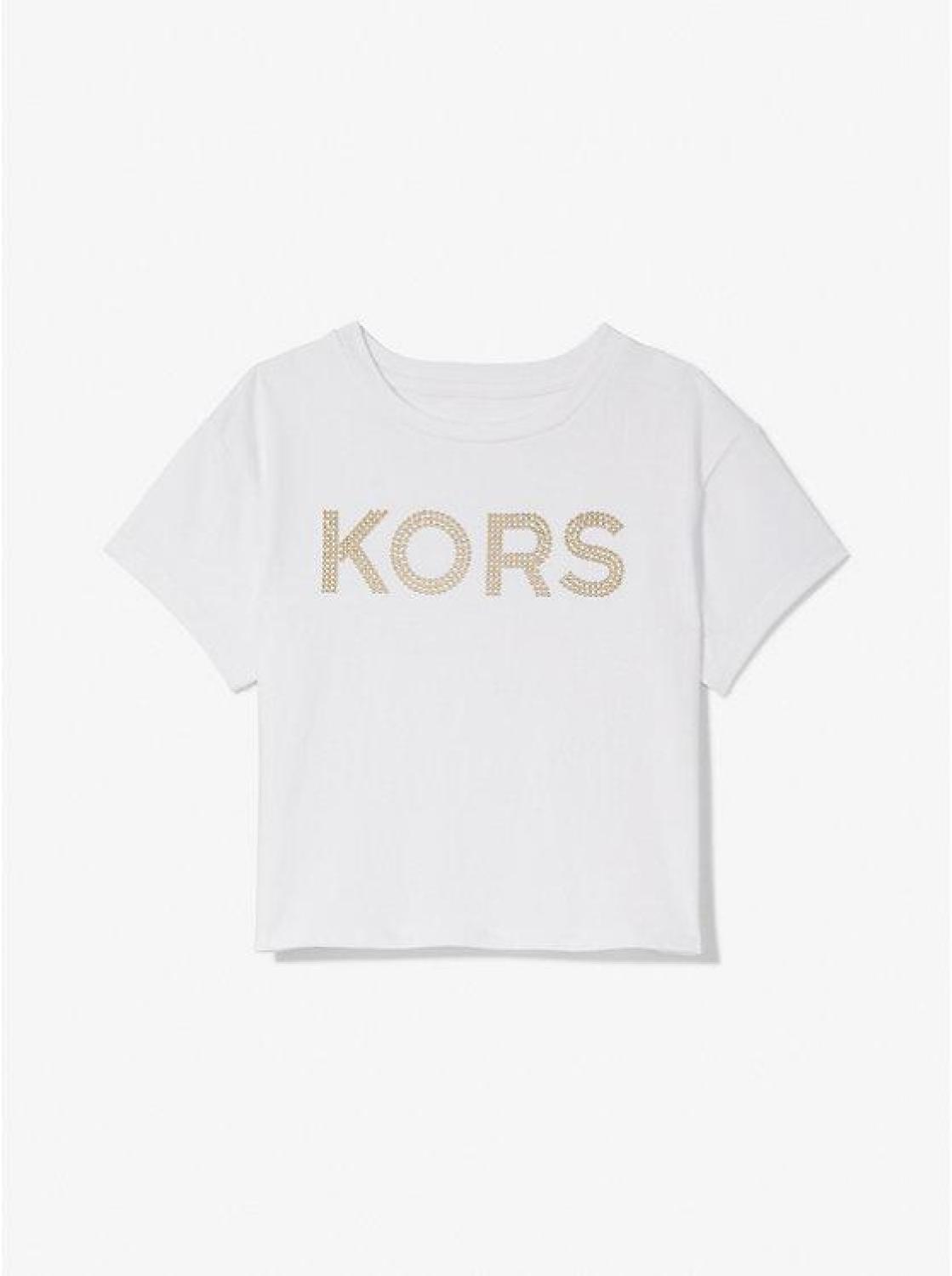 Studded Cotton T-Shirt