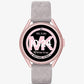 Michael Kors Access Gen 5E MKGO Pink-Tone and Logo Rubber Smartwatch