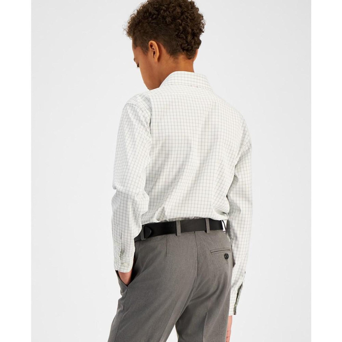 Big Boys Classic Fit Stretch Dress Shirt