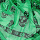 Alexander mcqueen mushrooms skull scarf