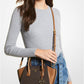 Avril Small Logo Top-Zip Satchel