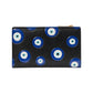 Morgan Evil Eye Embellished Small Slim Bifold Wallet