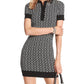 Womens Knit Polo Sweaterdress