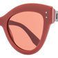 Fendi Women's Cat Eye Sunglasses FF0266S C9AU1 Maroon 52mm