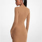 Ribbed Merino Wool Blend Dress