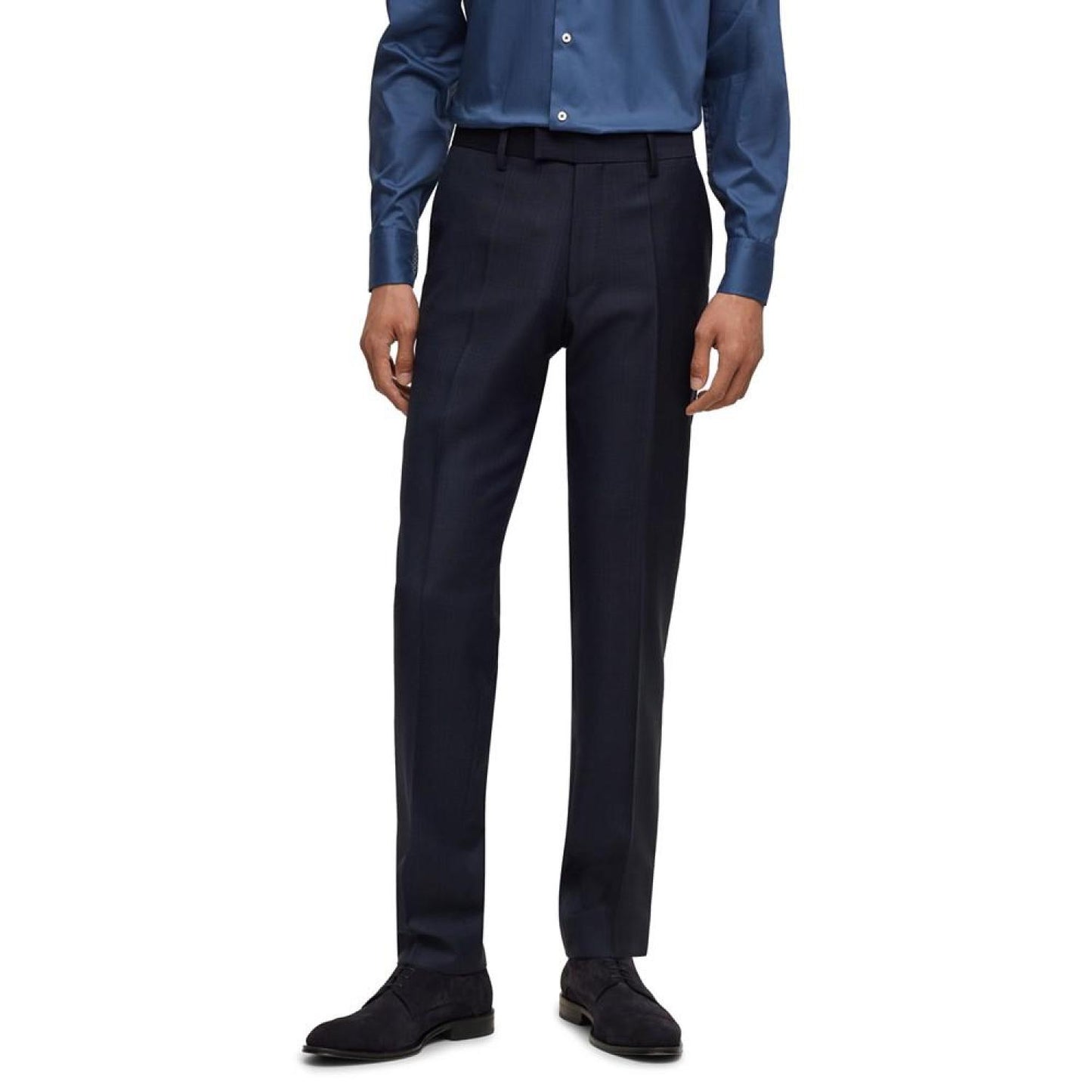 Men's Regular-Fit Checked Suit