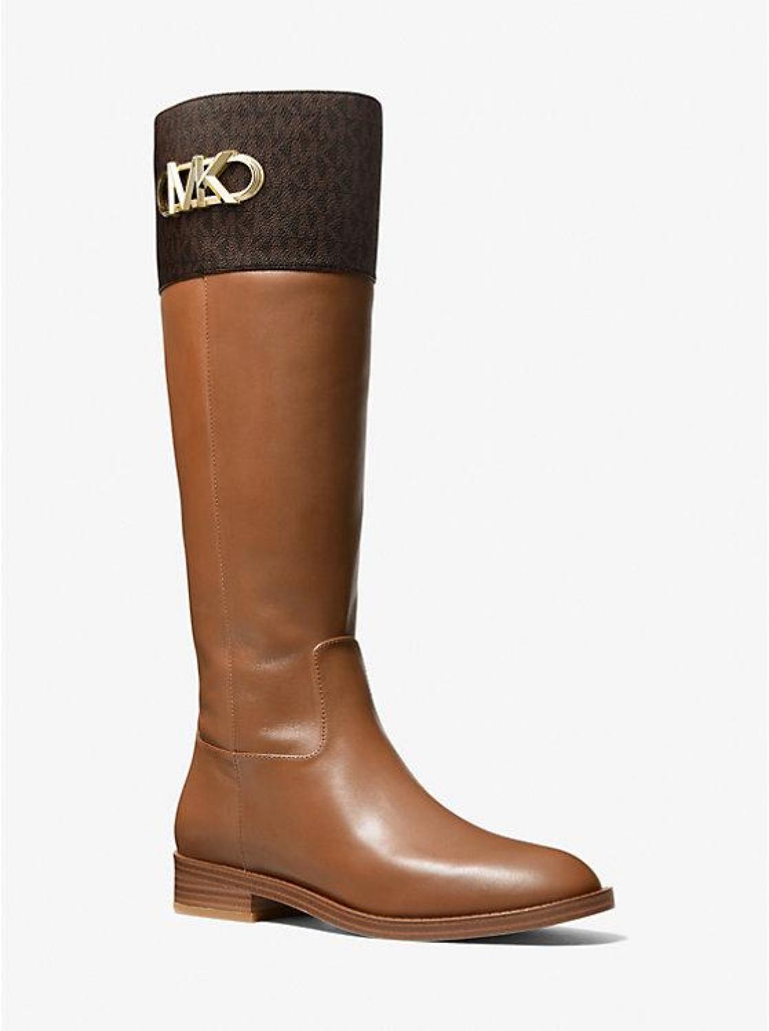 Parker Logo and Leather Boot