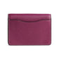 Refined Calf Leather Half Flap Card Case