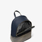 Logo Heart Faux Leather and Coated Canvas Kids Backpack