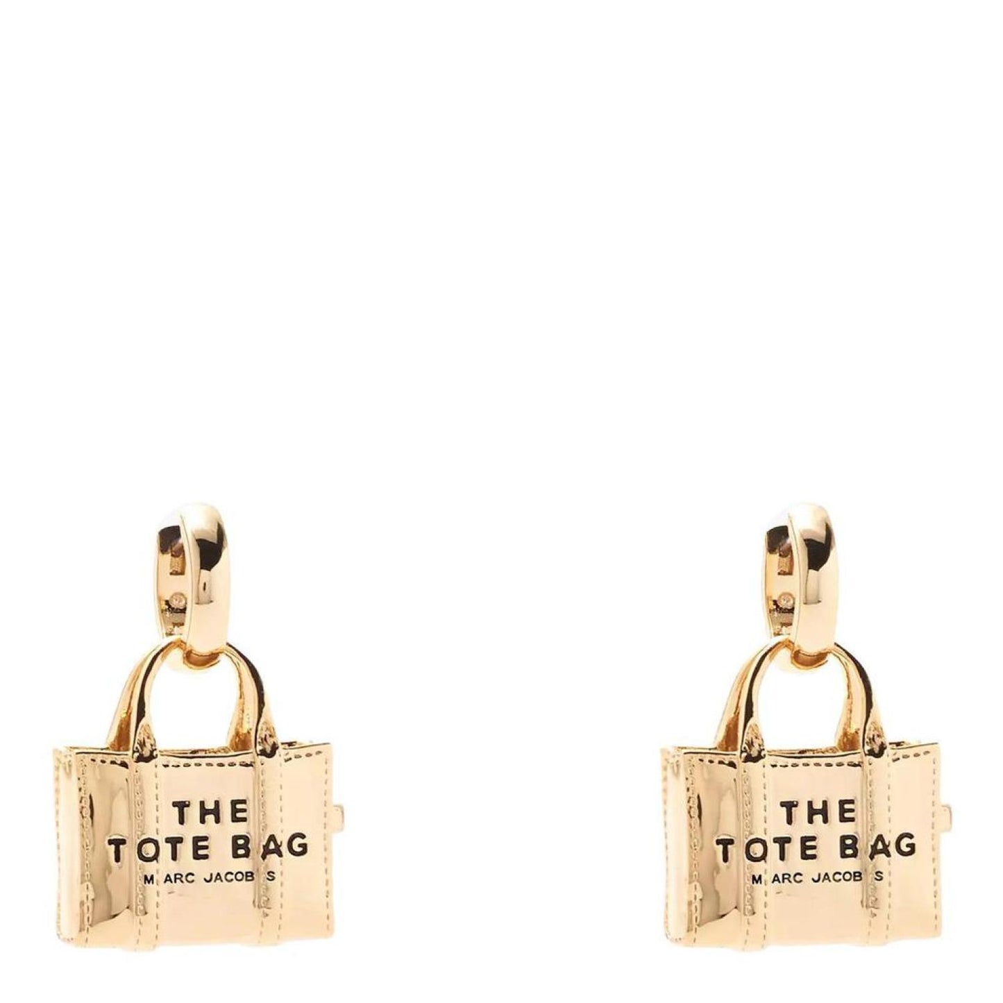 Marc Jacobs Logo Engraved The Tote Bag Earrings
