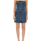 Michael Michael Kors Chain-Link Strap Denim Mini Dress