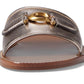 Ina Metallic Leather Sandal