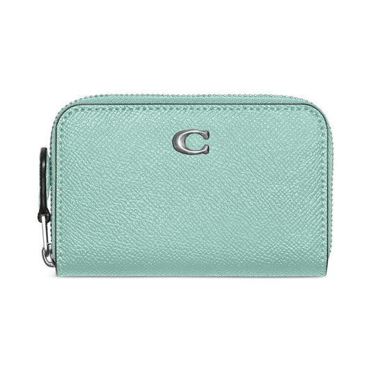 Crossgrain Leather Small Zip Around Card Case
