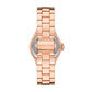 MK7405 - Lennox Three-Hand Rose Gold-Tone Stainless Steel Watch