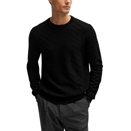 BOSS by Men's Graphic-Jacquard Sweater