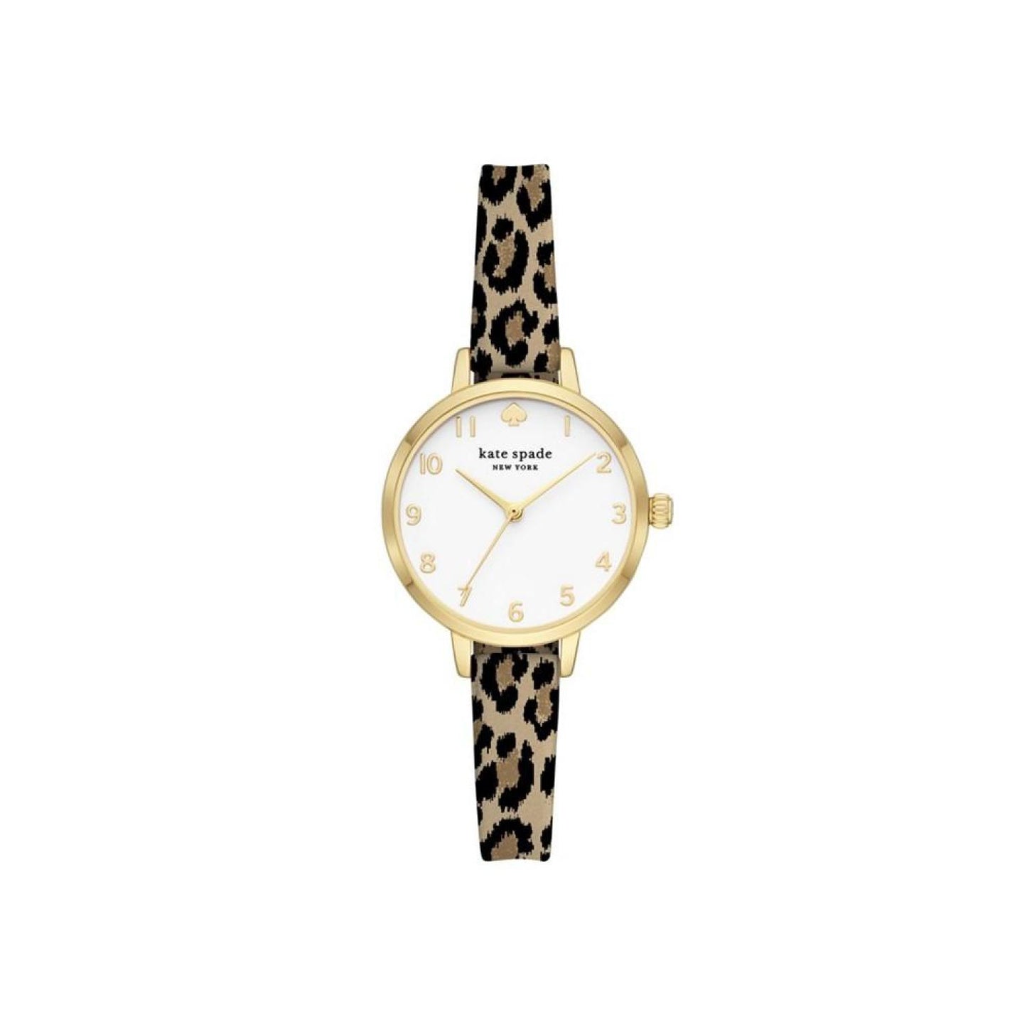 Women's Metro Three-Hand Animal Print Silicone Watch 34mm