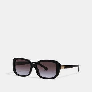 Coach Outlet Signature Rectangle Sunglasses COACH Signature Rectangle Sunglasses in Black | Lyst main image 2
