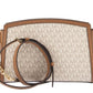 Michael Kors Logo Plaque Zipped Crossbody Bag