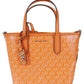 Michael Michael Kors All-Over Logo Printed Small Tote Bag
