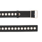 Alexander mcqueen leather belt with eyelets
