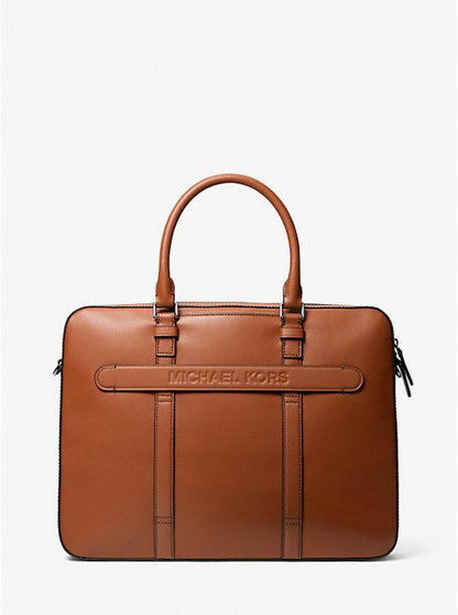 Varick Large Leather Briefcase