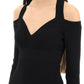 Alexander mcqueen ribbed knit mini dress