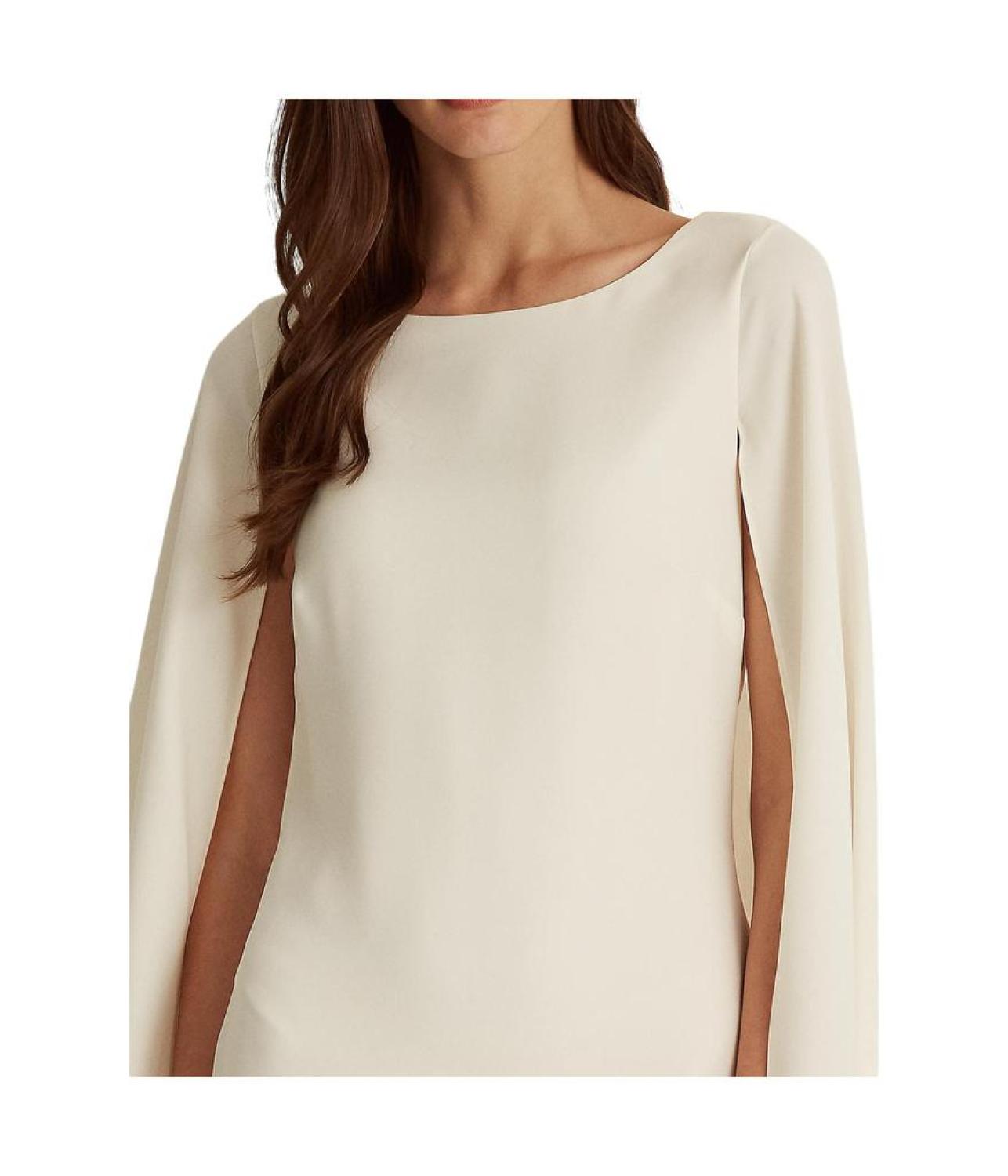 新品タグ付き＊Cape collar Dress 【L'or】 L´or Cape collar Dress