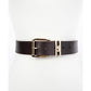 Women's Genuine Leather Logo Belt