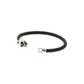 Alexander mcqueen skull braided leather bracelet