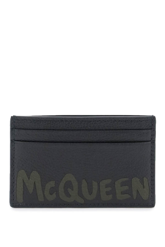 Alexander mcqueen graffiti cardholder