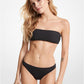 Textured Stretch Bandeau Bikini Top