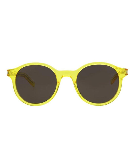Round-Frame Acetate Sunglasses