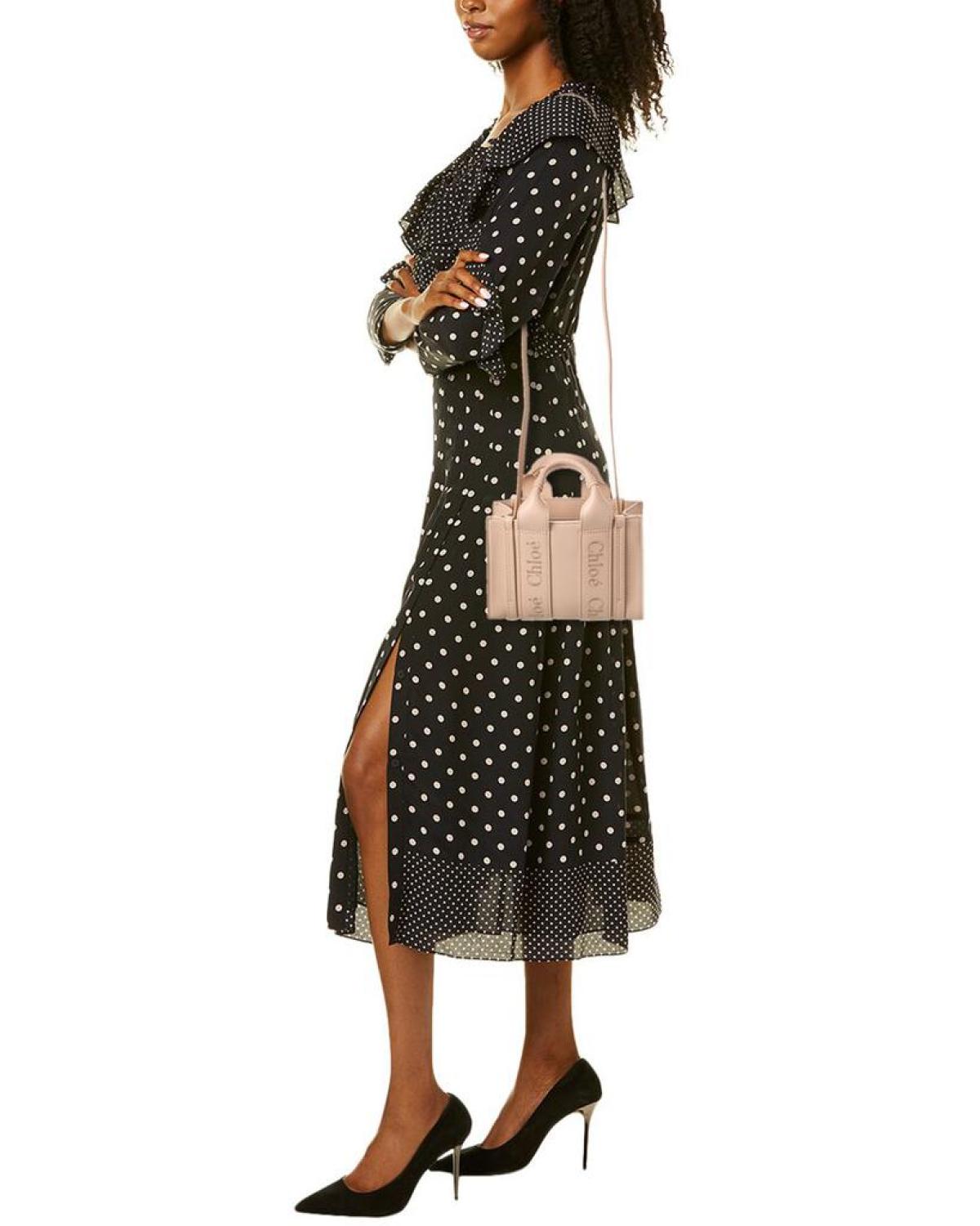 Chloé Woody Mini Leather Tote