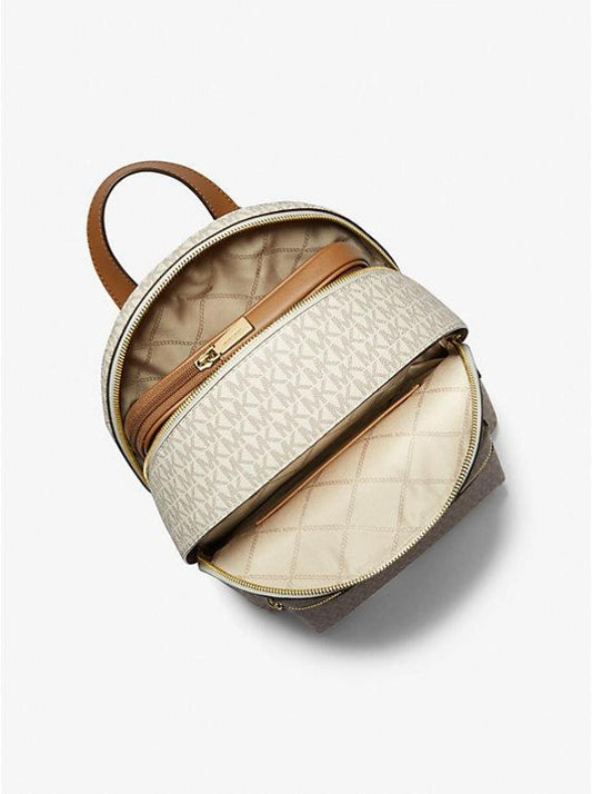 Sally Medium  2-In-1 Logo and Faux Leather Backpack