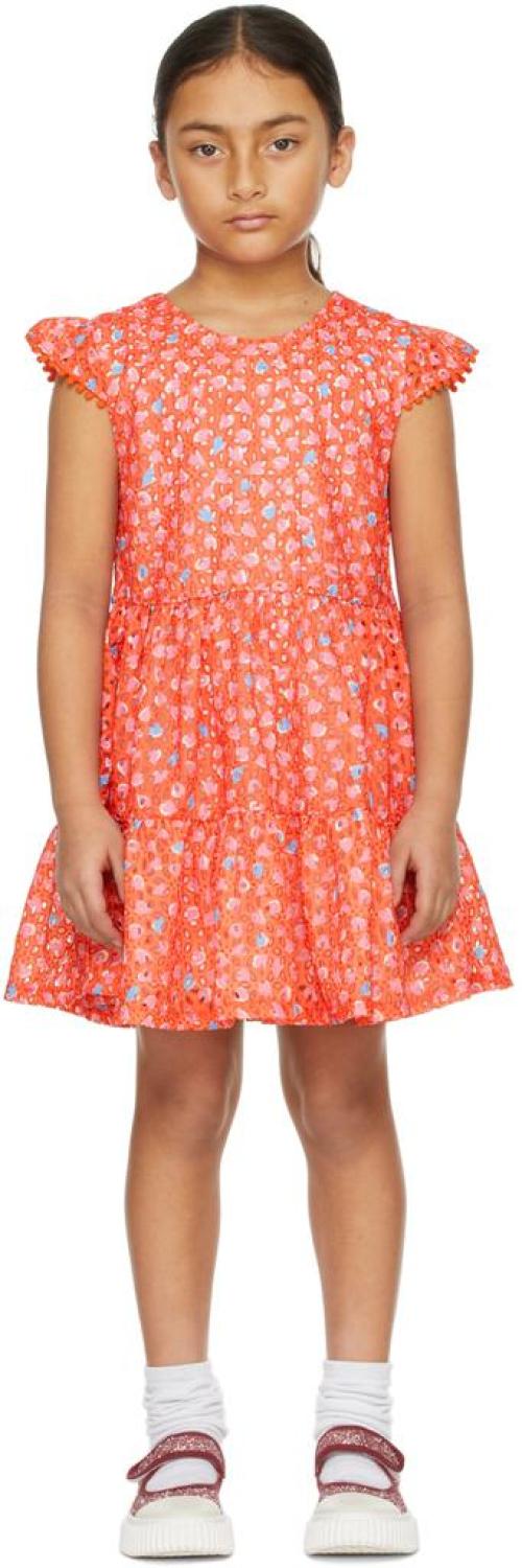 Kids Red Hearts All Over Dress