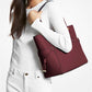 Voyager Small Saffiano Leather Tote Bag
