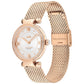 Women's Cary Rose Gold-tone Mesh Bracelet Watch