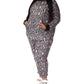 Plus Size Snake Waffle Pocket Pullover