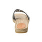 Gucci Interlocking G Cutout Leather Sandal