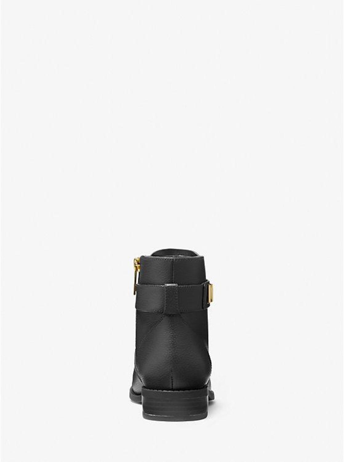 Jilly Faux Pebbled Leather Ankle Boot