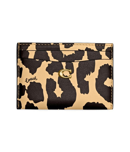Essential Printed Leather Card Case