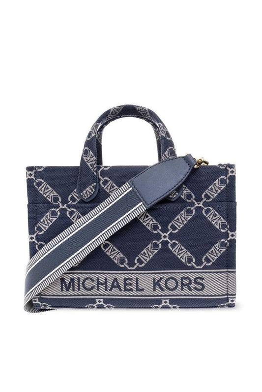 Michael Michael Kors Gigi Empire Logo Jacquard Top Handle Bag