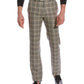 Gucci Prince Of Wales Linen & Wool-Blend Trouser