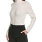 Michael Kors Collection Turtleneck Cashmere-Blend Bodysuit