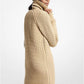 Shaker Knit Cashmere Turtleneck Dress